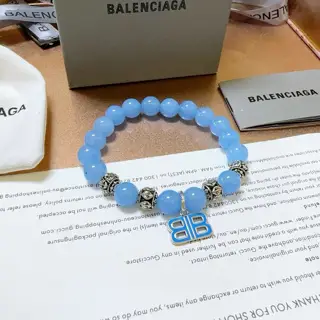 Balenciaga natural beads bracelet