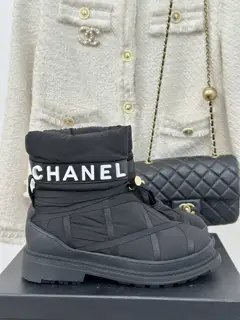 Chanel Autumn and Winter Letters Boots