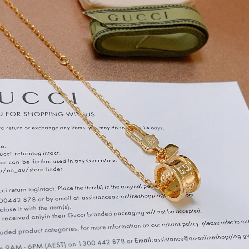 Gucci necklace 2024 latest chain with higher grade