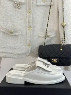 Chanel classic flip-top bag buckle Slippers
