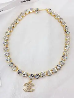 Chanel crystal necklace