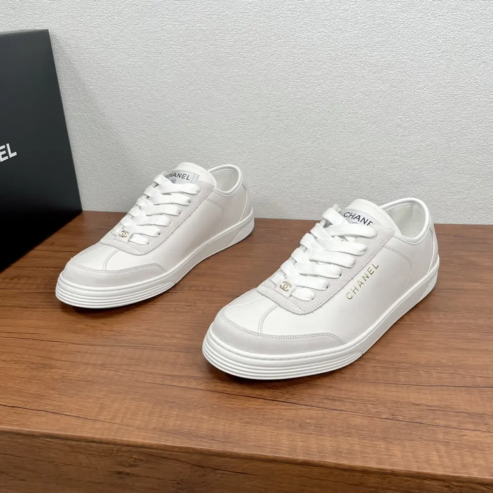 Chanel leather casual sneakers