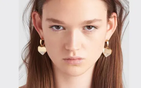 PRADA Heart earrings