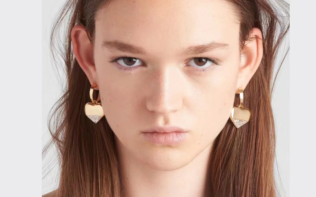 PRADA Heart earrings