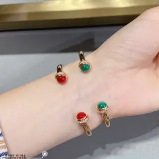 red agate natural malachite Bracelet