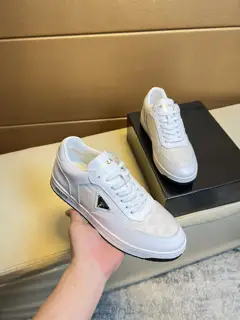 Prada modern style sports shoes. A must-have casual shoe for trendy men Original brand
