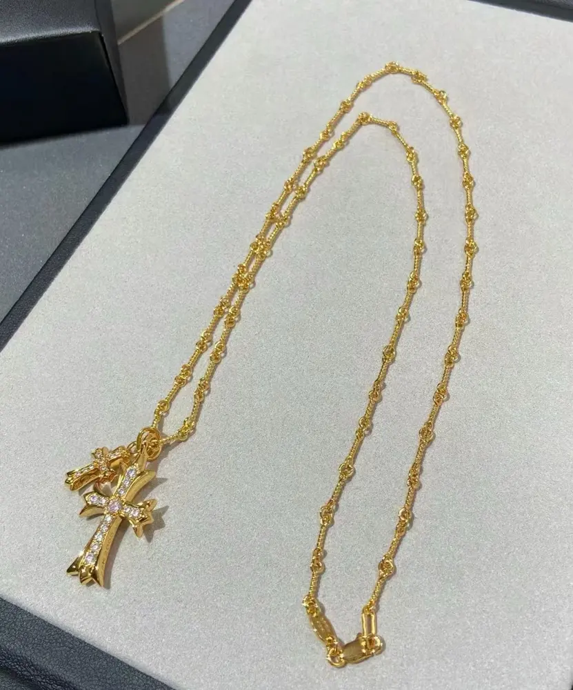 Chrome Hearts classic gold necklace