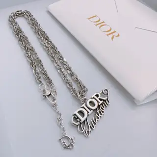 DIOR New Dior necklace Original goods New counter model Retro fashion must-have Men and
