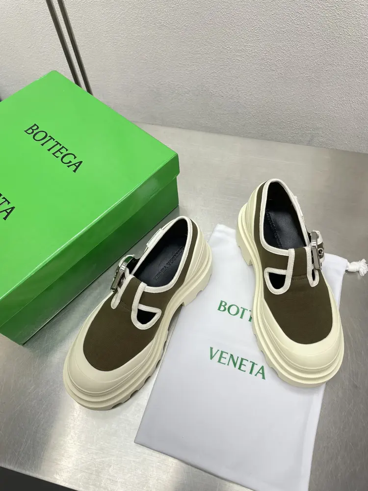 BOTTEGA VENETA latest Mary Jane thick-soled shoes Trek couple hiking shoes
