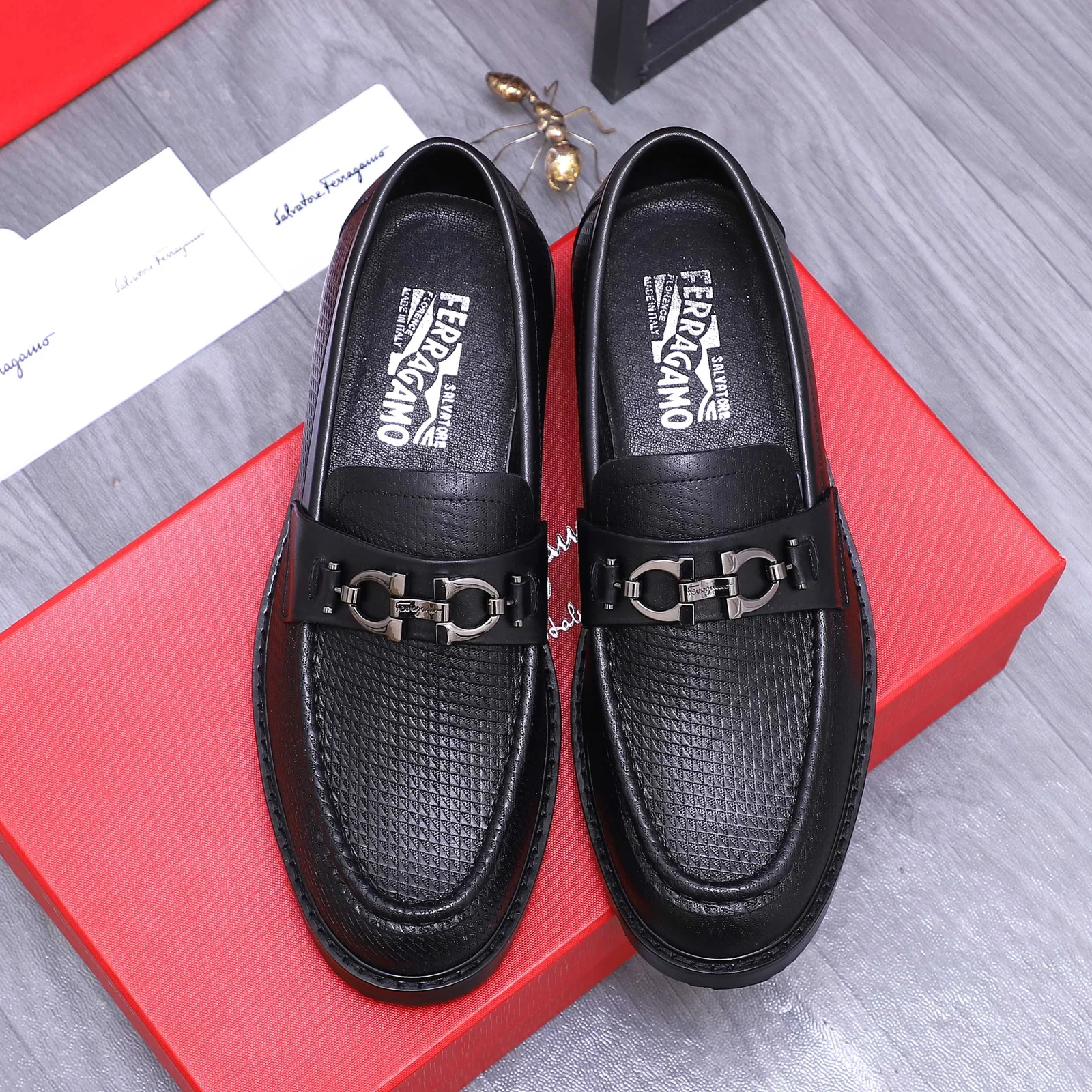 Salvatore Ferragamo business slip-on shoes