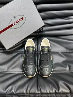 Prada men’s leather sneakers