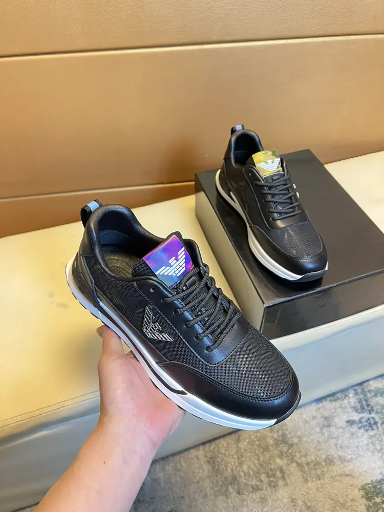 Armani sneakers. A must-have casual shoe for trendy men Original brand imported from Italy