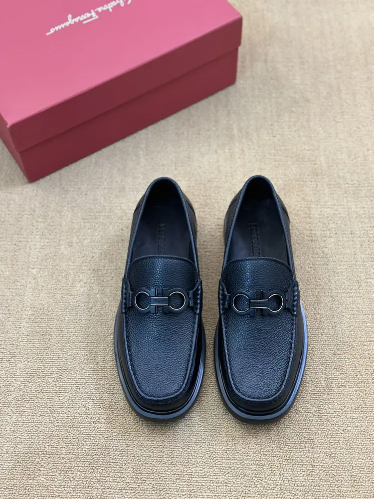 Salvatore Ferragamo Height-enhancing Leather Shoes