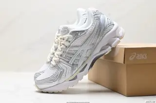 ASICS breathable mesh upper with some synthetic leather material uses the new AHAR+ rubber 1201A161-020