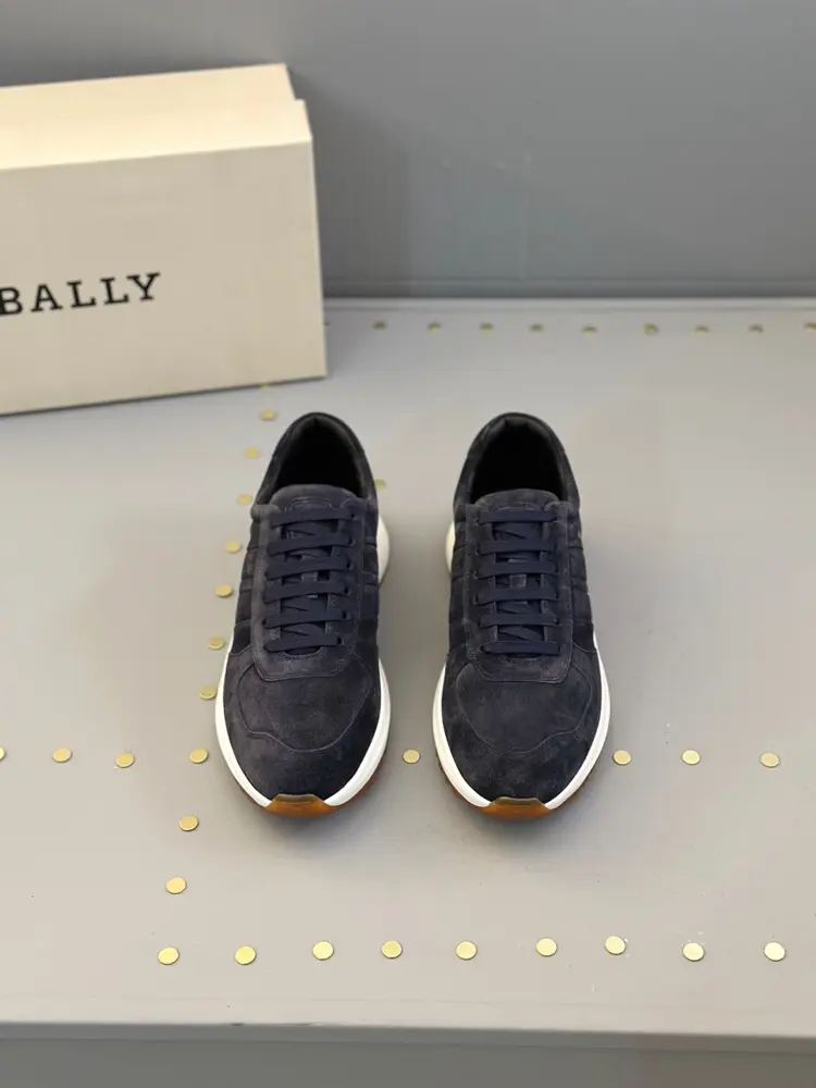 BALLY classic casual sports shoes for men|Main raw materials from Dongguan|Soft Nappa