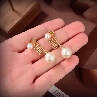 Dior earrings new models are now available at the counter. They are so beautiful