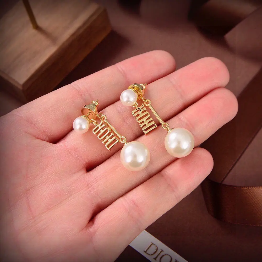 Dior earrings new models are now available at the counter. They are so beautiful