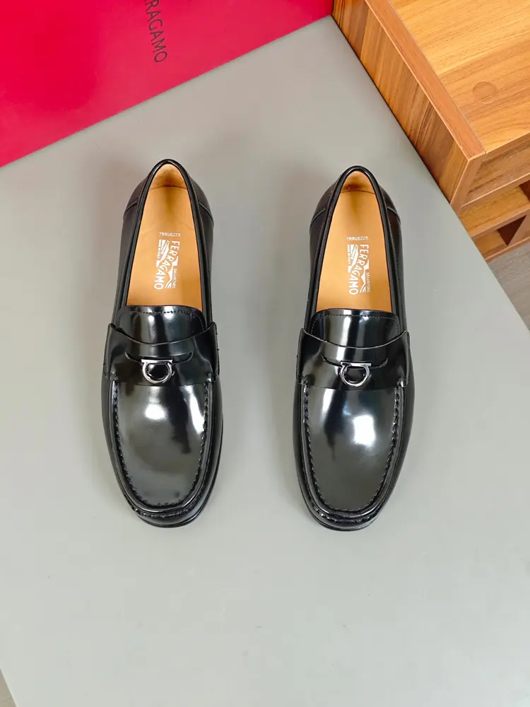 Salvatore Ferragamo GANCINI Buckle Moccasin. A modern interpretation of the classic