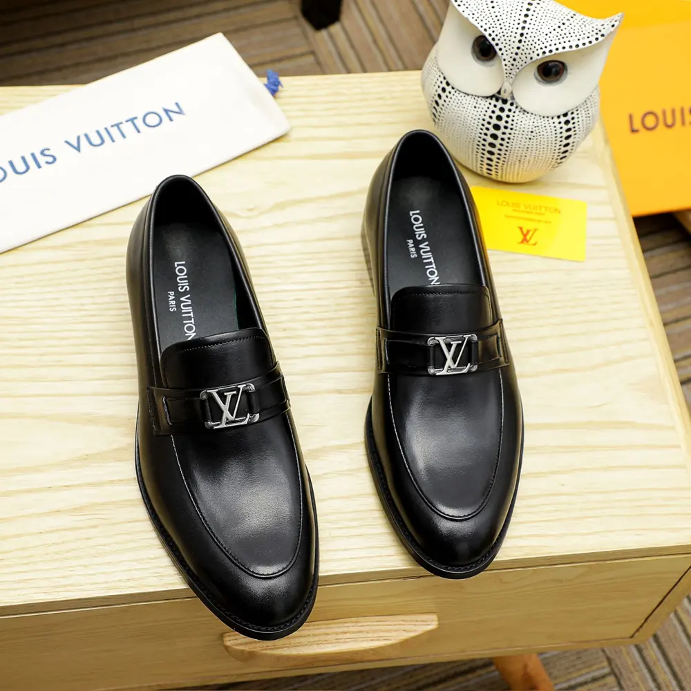 Louis Vuitton high-end business formal leather shoes