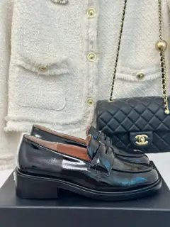Chanel classic double C loafers