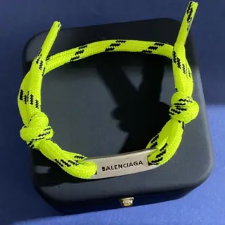 Balenciaga retro rectangular letter brand bracelet for men and women
