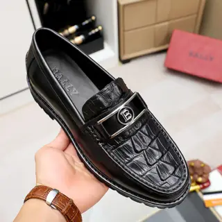 Bally loafers are on sale at the counter