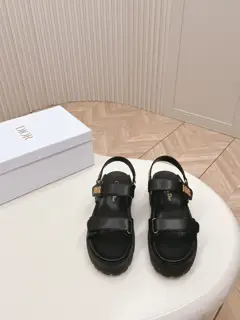Dior classic Velcro high-heeled sandals and slippers series original replica high version