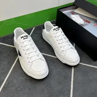 Prada men’s leather sneakers