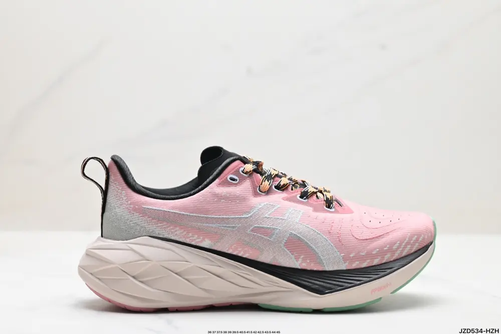 ASICS/Asics breathable mesh upper with some synthetic leather material. Adopts new AHAR+ 1012B654-250