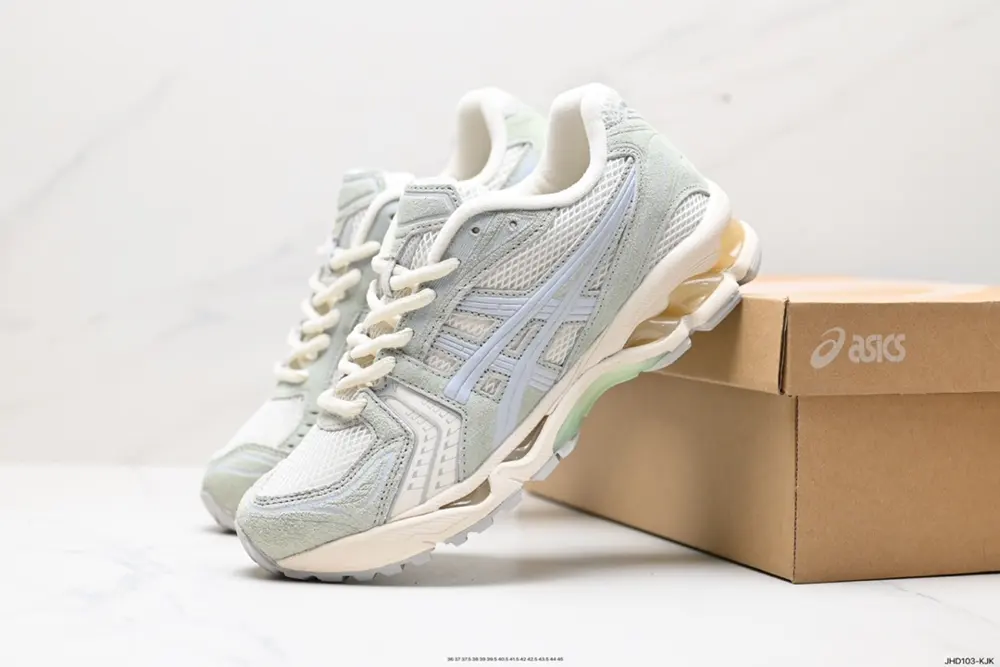 ASICS breathable mesh upper with some synthetic leather material uses the new AHAR+ rubber 1201A161-020