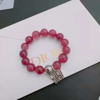 DIOR Multi-element agate Thai silver style bracelet