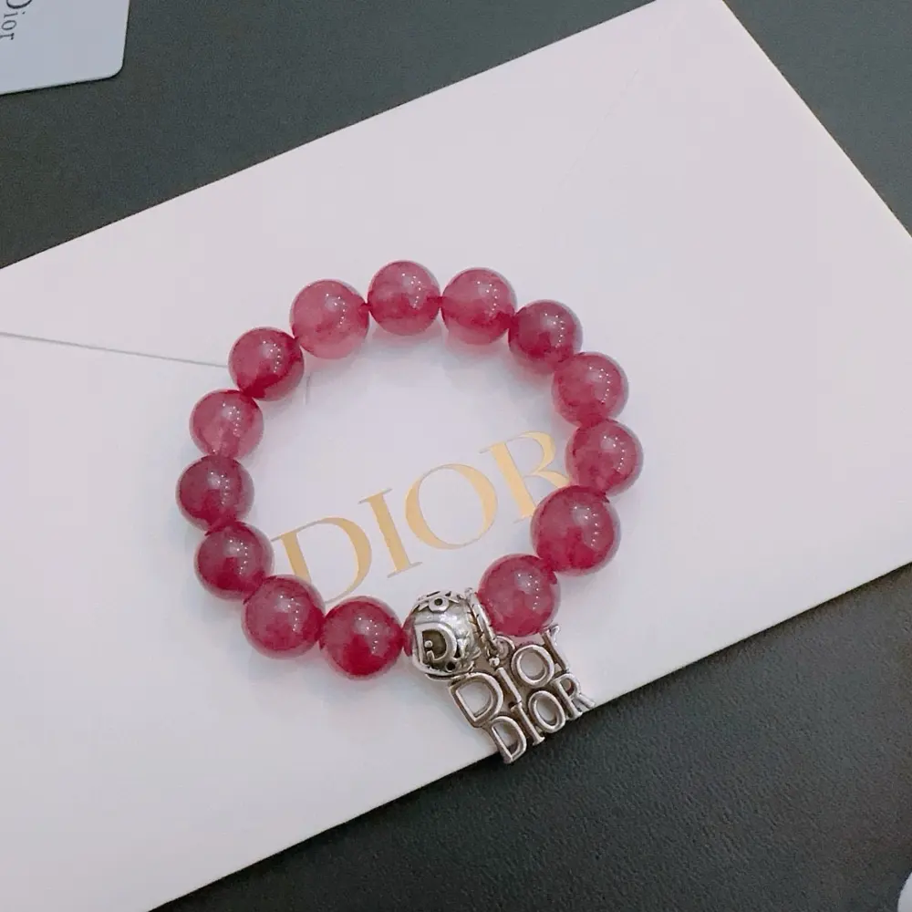 DIOR Multi-element agate Thai silver style bracelet