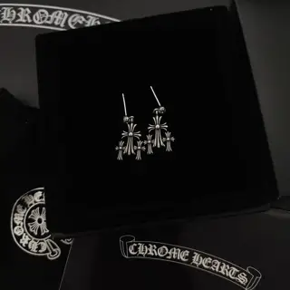 Chrome Hearts cross earrings