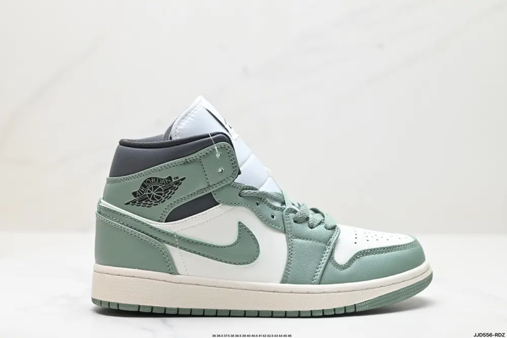 NIKE Air Jordan 1 Retro Mid AJ1 Jordan Generation Mid-top Classic Retro Culture Leisure BQ6472-031