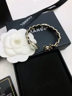 Chanel leather bracelet