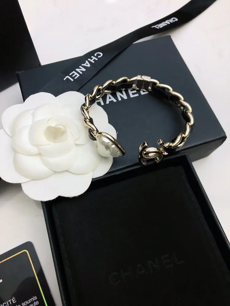 Chanel leather bracelet