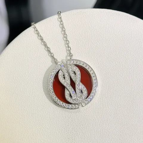 Fred Infinity Series New Year Limited Edition Red Agate Necklace