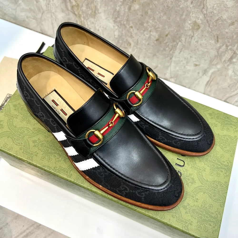 Gucci x Adidas men’s fashion casual leather shoes