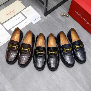 Salvatore Ferragamo business slip-on shoes
