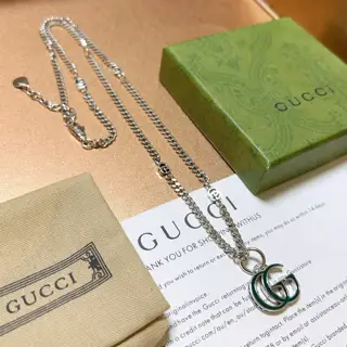 GucciThe latest Gucci necklace with a higher grade chain
