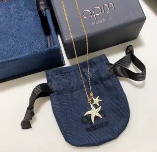 Apm monaco starfish necklace silver