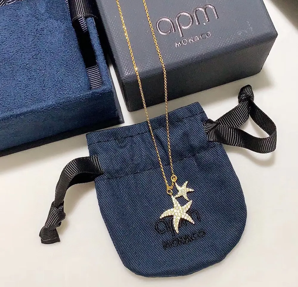 Apm monaco starfish necklace silver