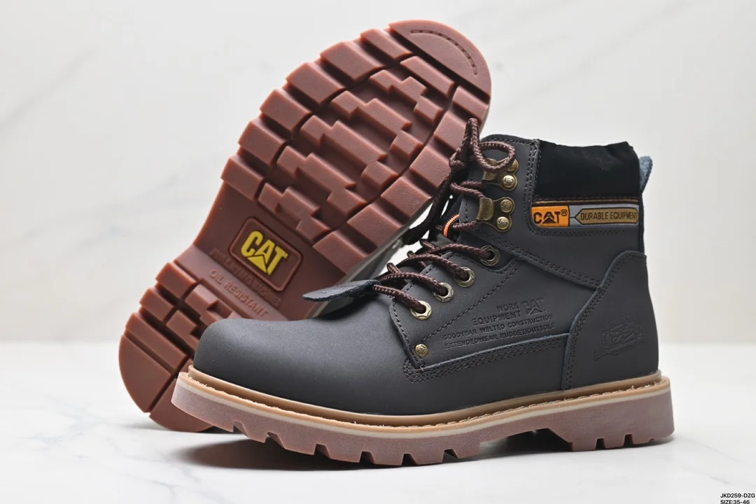 CAT steel toe anti-smash Martin boots men’s high-top work boots autumn big toe shoes