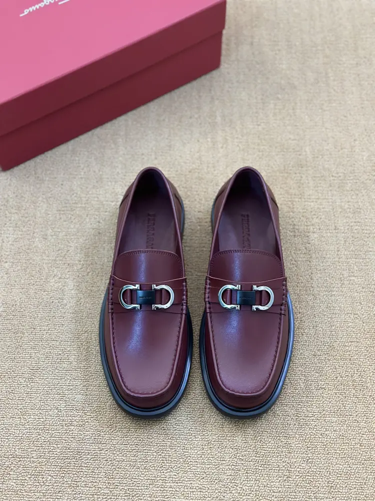 Salvatore Ferragamo Height-enhancing Leather Shoes