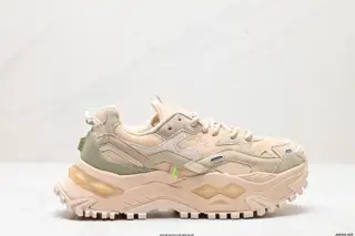 FILA FUSION Fila fashion brand BIANCO fabric synthetic leather hard candy stitching shock T12W135211FMS