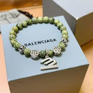 Balenciaga natural yaowang stone Balenciaga bracelet yaowang stone Thai silver style