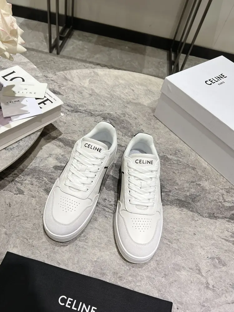 Celine new white shoes for couples