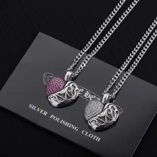 Chrome Hearts Classic Retro Love Pendant Classic Retro Flat Necklace