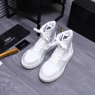 Dolce & Gabbana couple’s high-top casual shoes