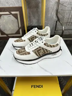 Fendi men’s new lace-up sneakers
